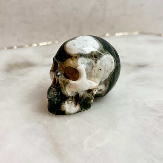 Ocean Jasper Skull