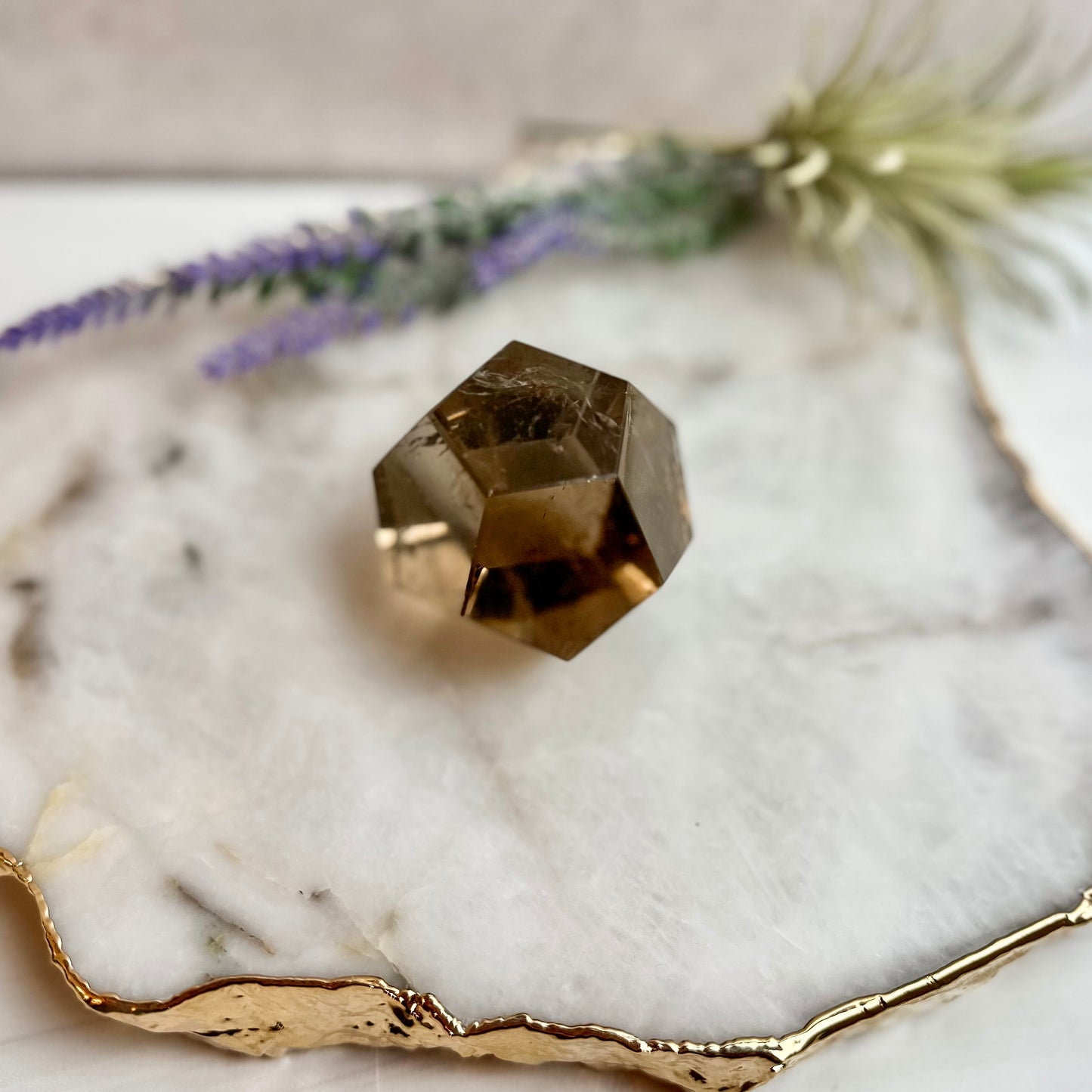 Smokey Quartz Dodecahedron