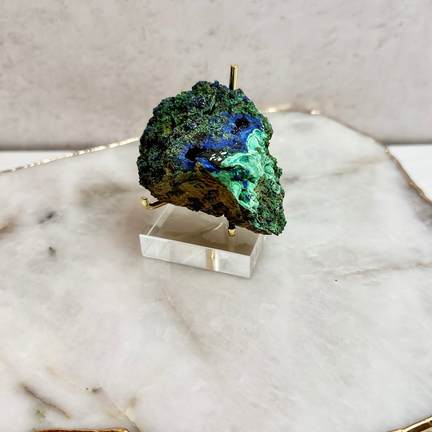 Malachite and Azurite