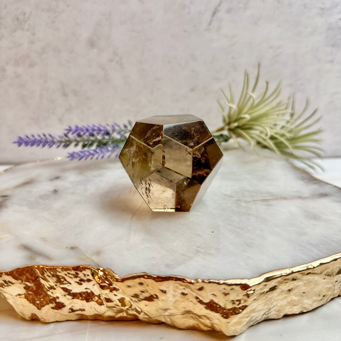 Smokey Quartz Dodecahedron