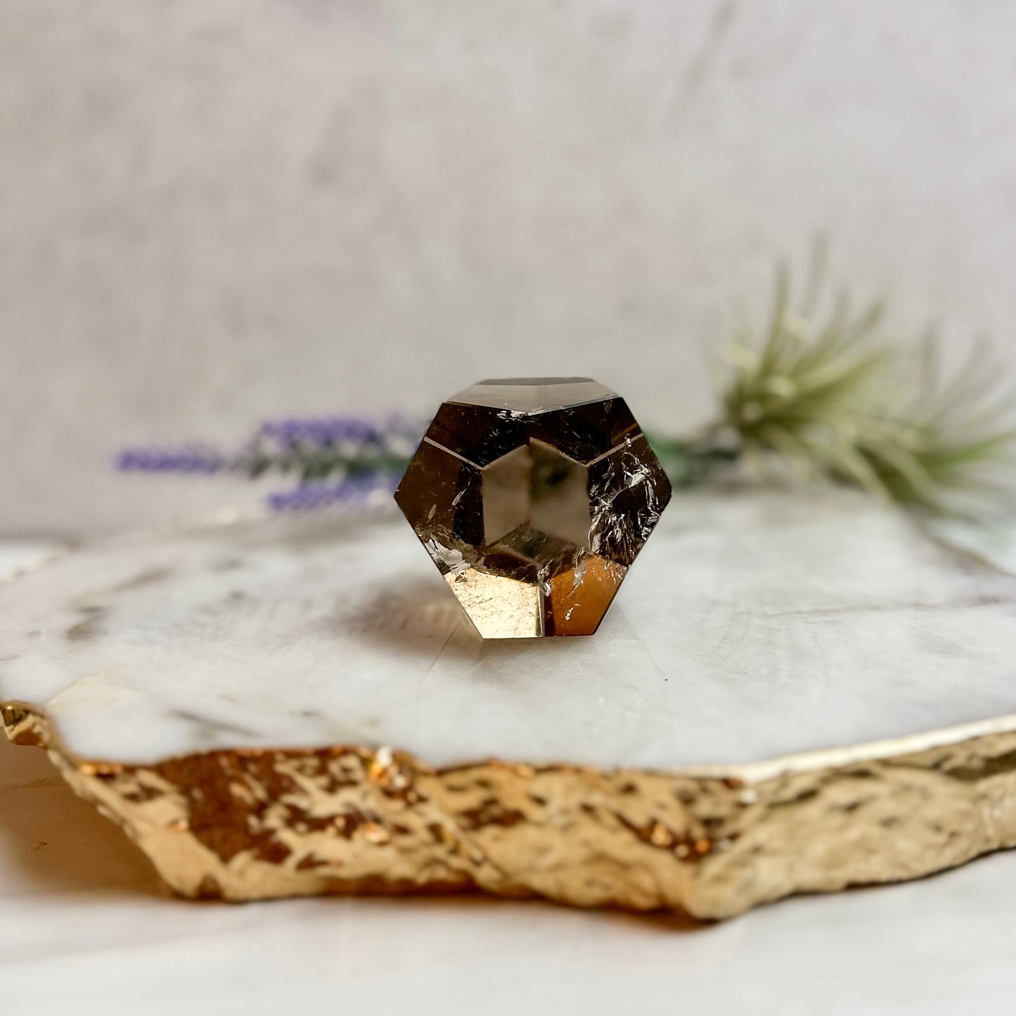 Smokey Quartz Dodecahedron