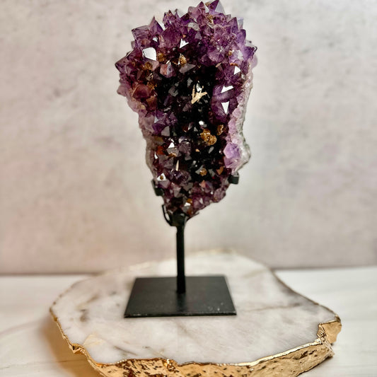 Large Amethyst on Stand