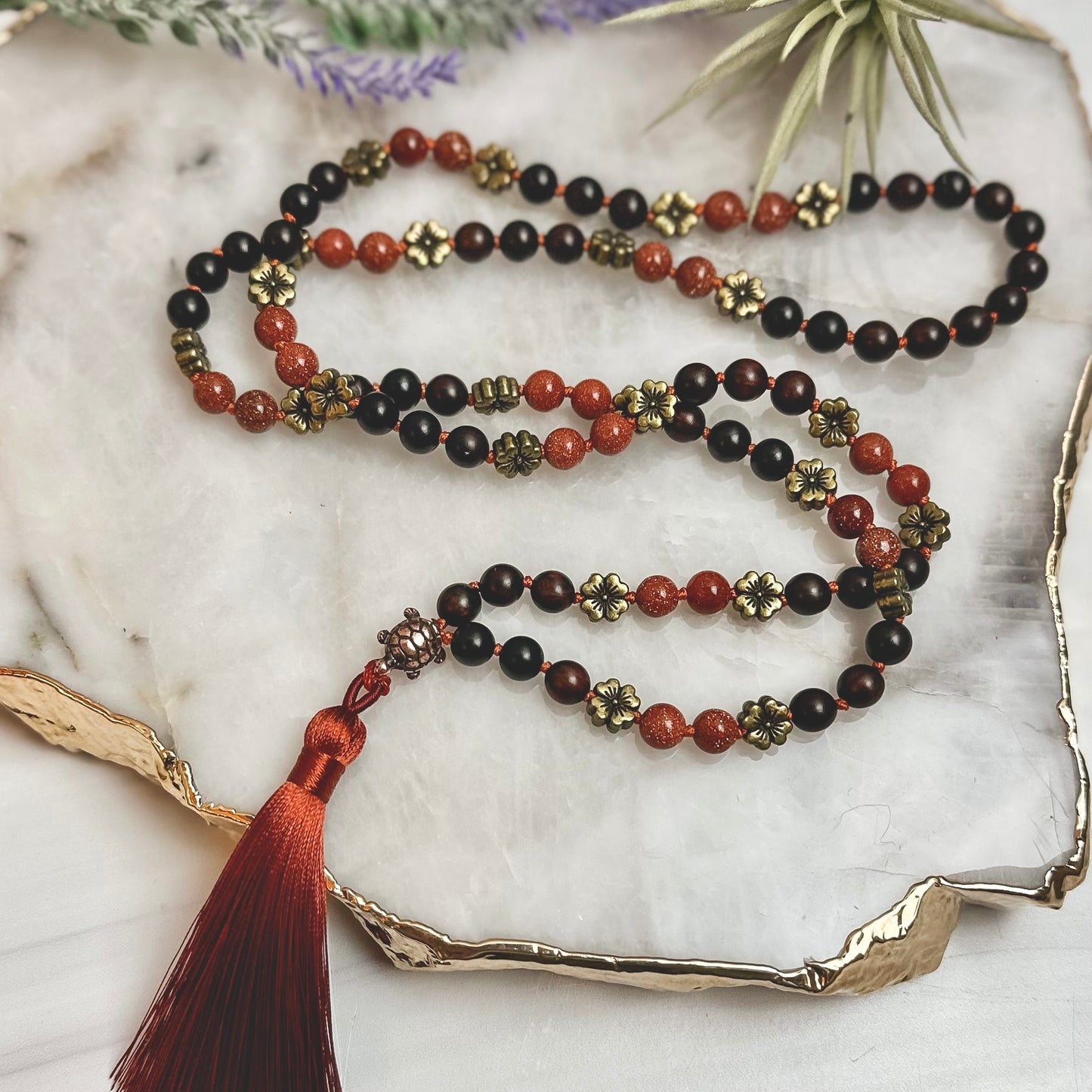 Goldstone and Wood Mala